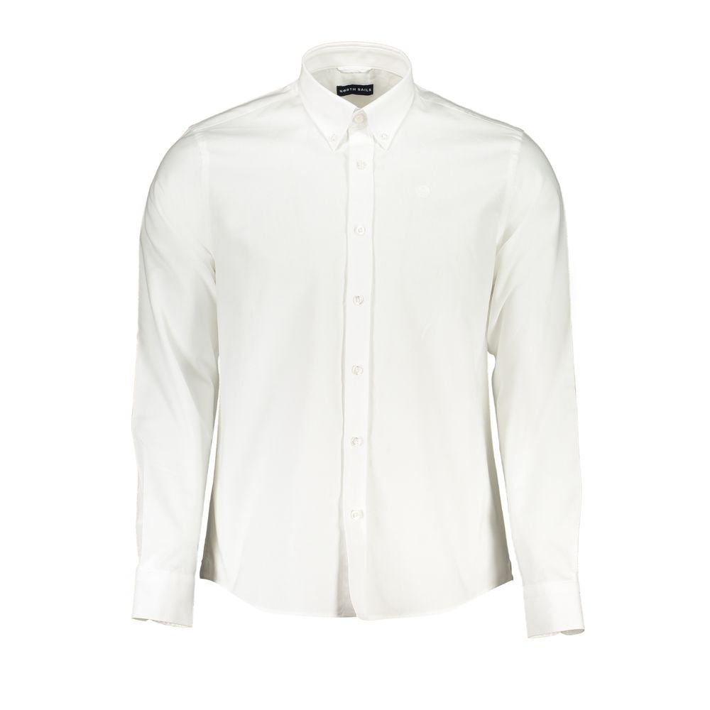 North Sails White Cotton Men's Shirt