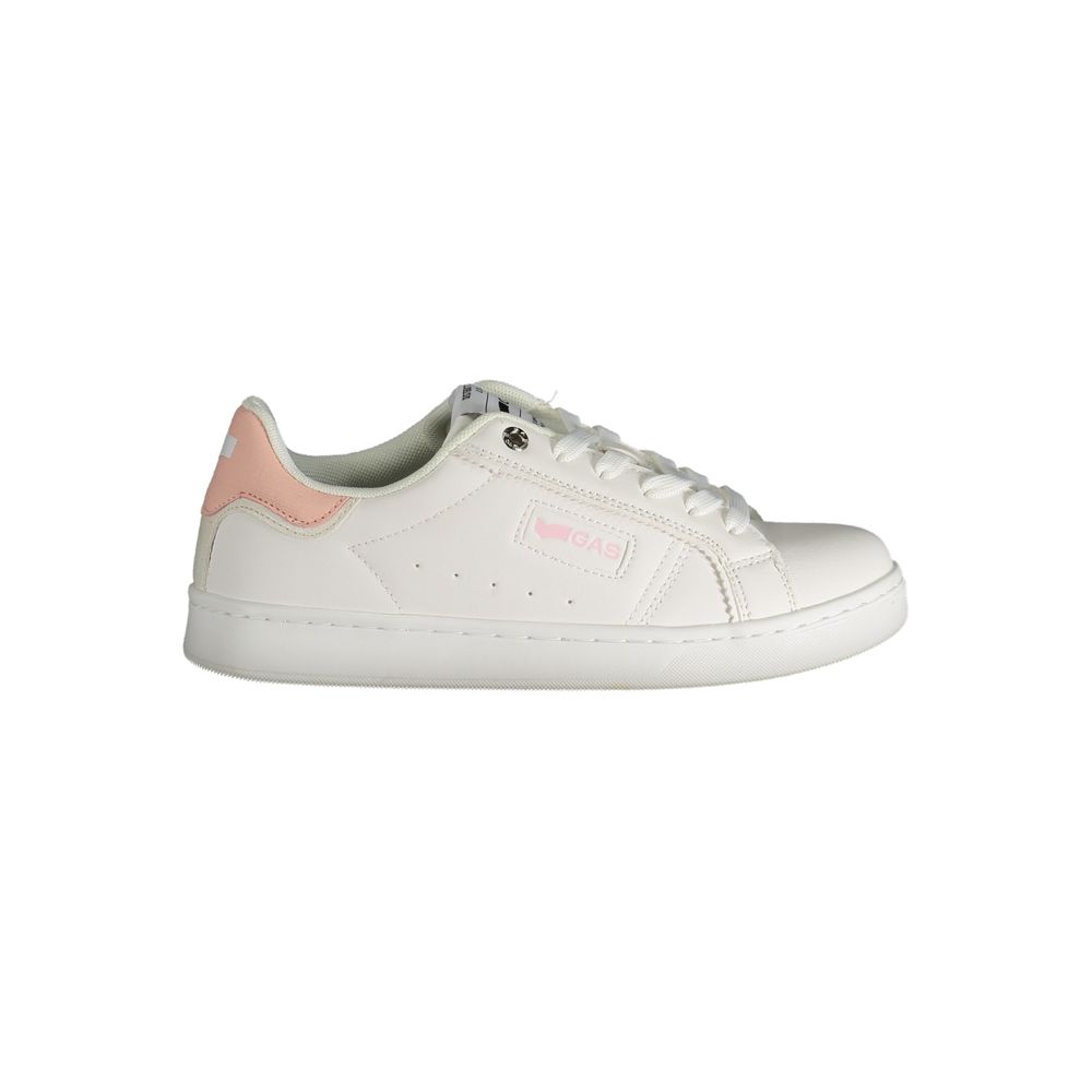 Gas Bianco Poliuretano Women Sneaker