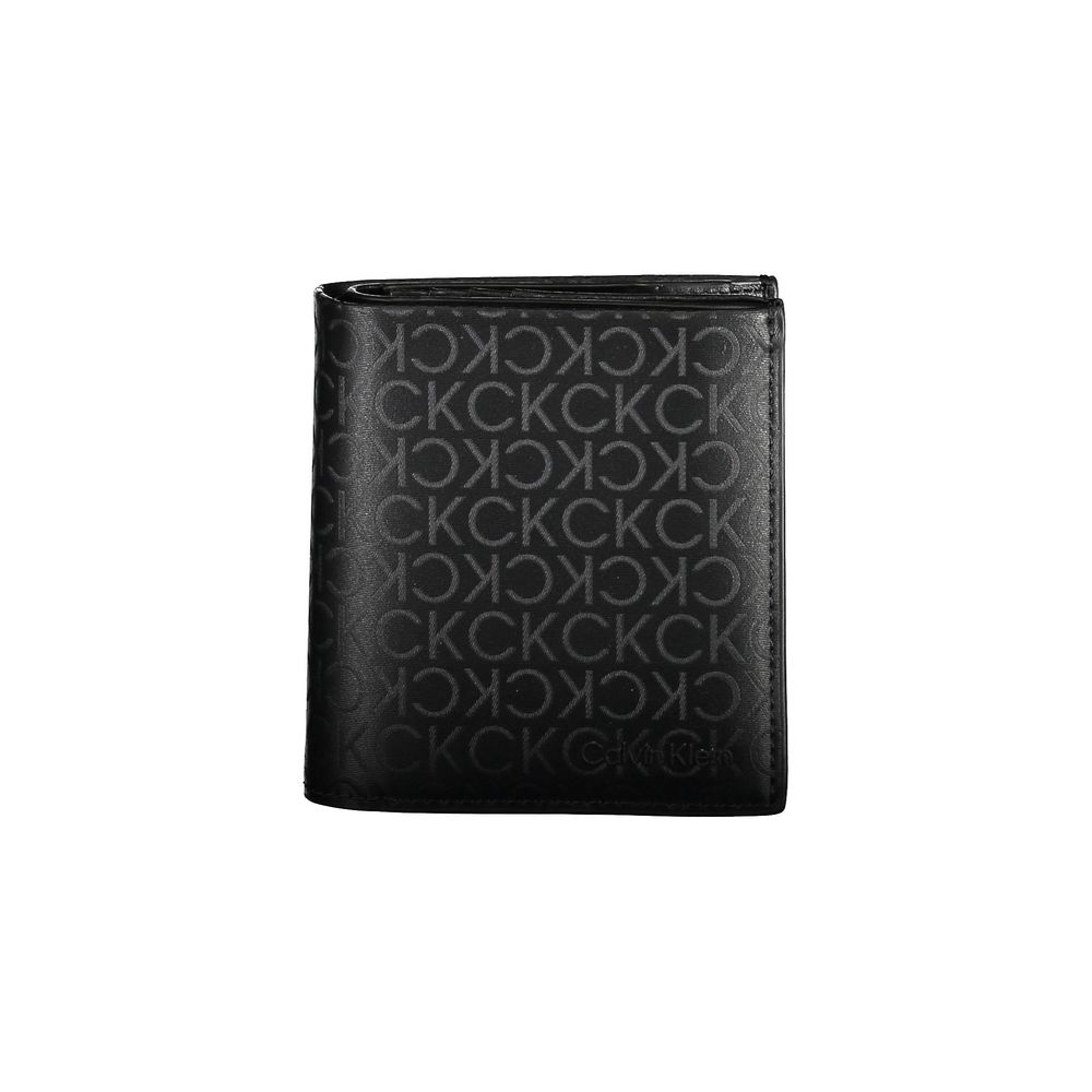 Calvin Klein Black Polyurethane Men Wallet