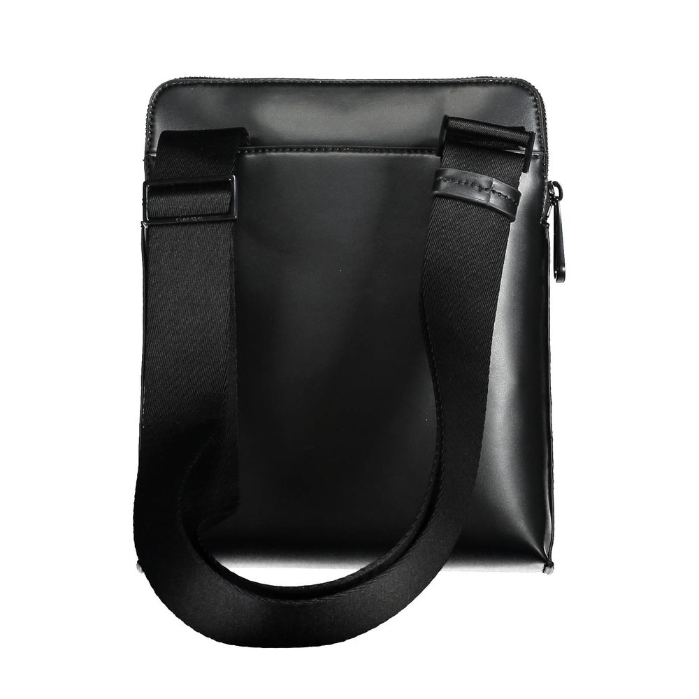 Calvin Klein Black Polyurethane Men's Shoulder Bag