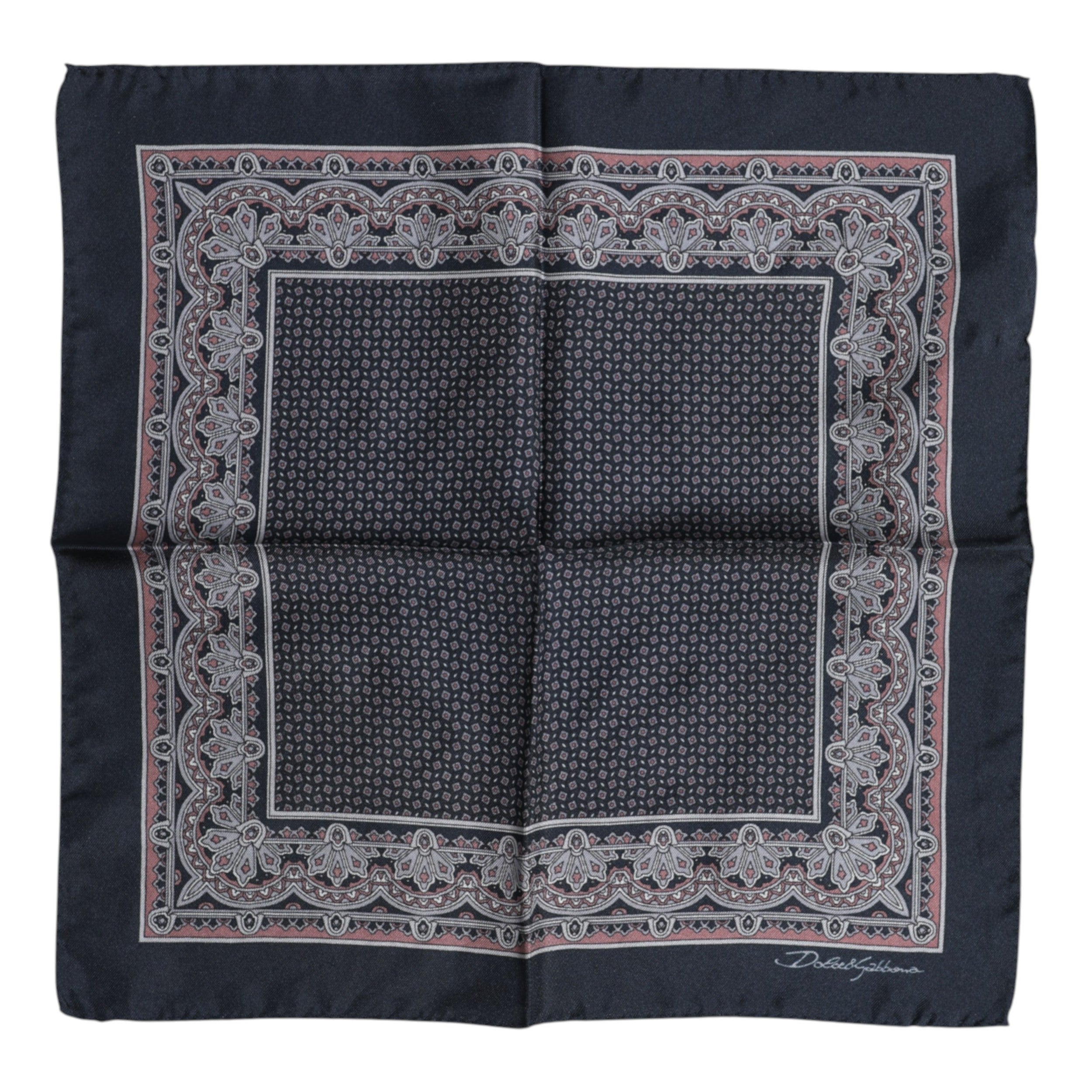 Dolce & Gabbana Multicolor Fantasy Silk Square Foulard Scarf