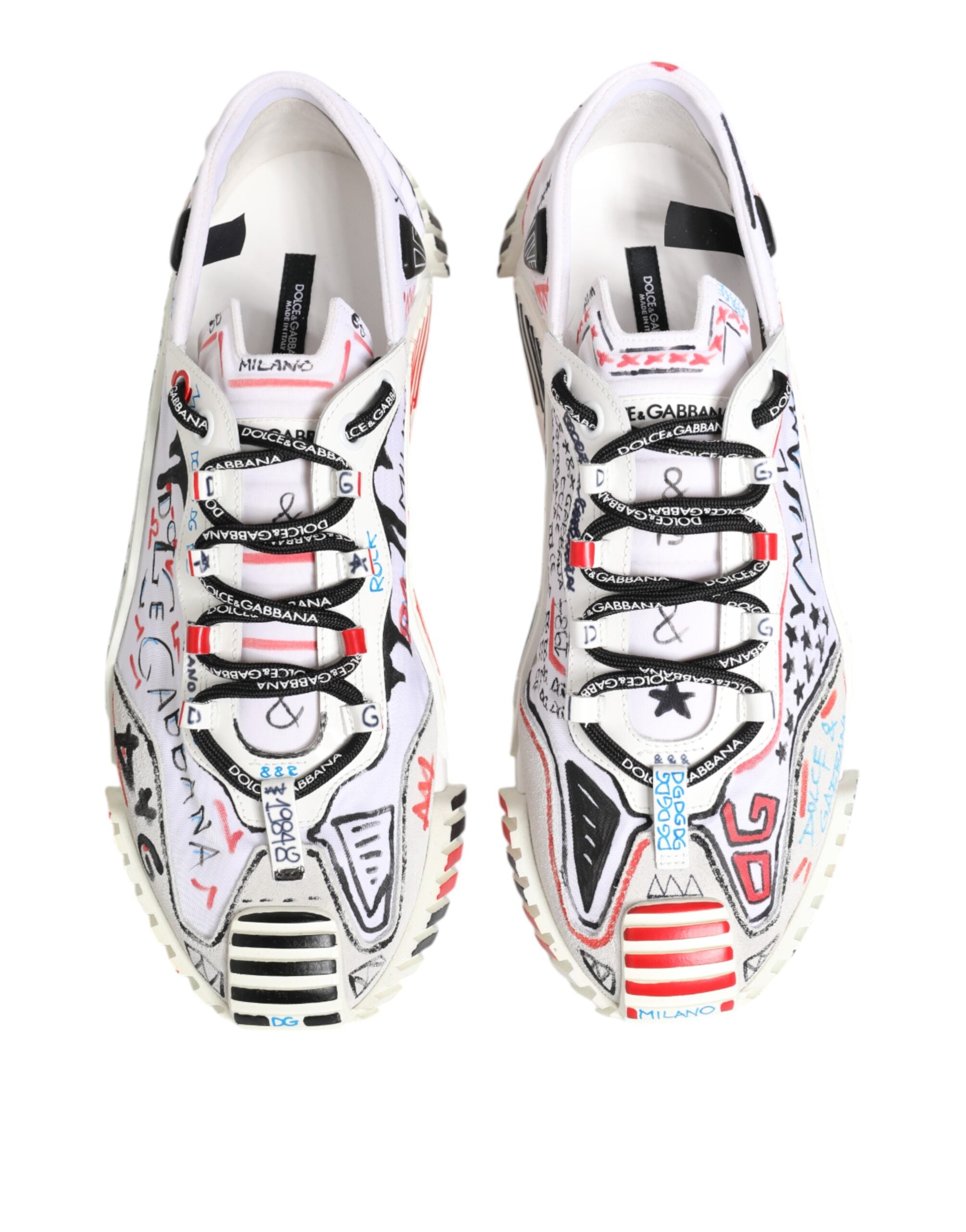 حذاء سنيكرز رجالي متعدد الألوان منخفض الرقبة من دولتشي آند غابانا NS1