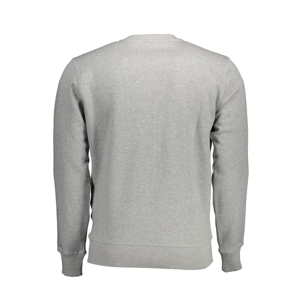 North Sails Grigio Cotton Men Sweatshirt