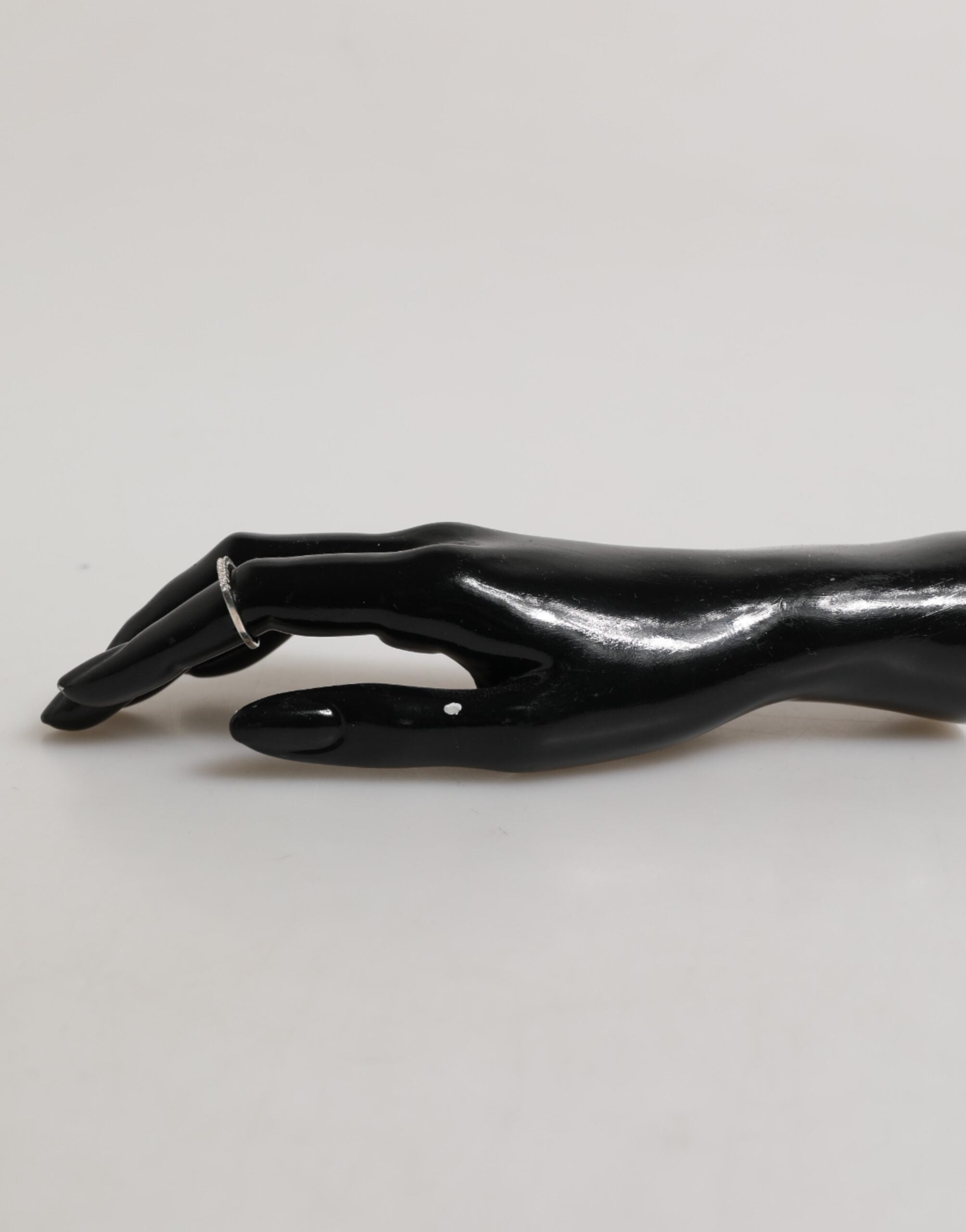 Nialaya Sterling Silver 925 Band Pave CZ Crystal Eternity Ring