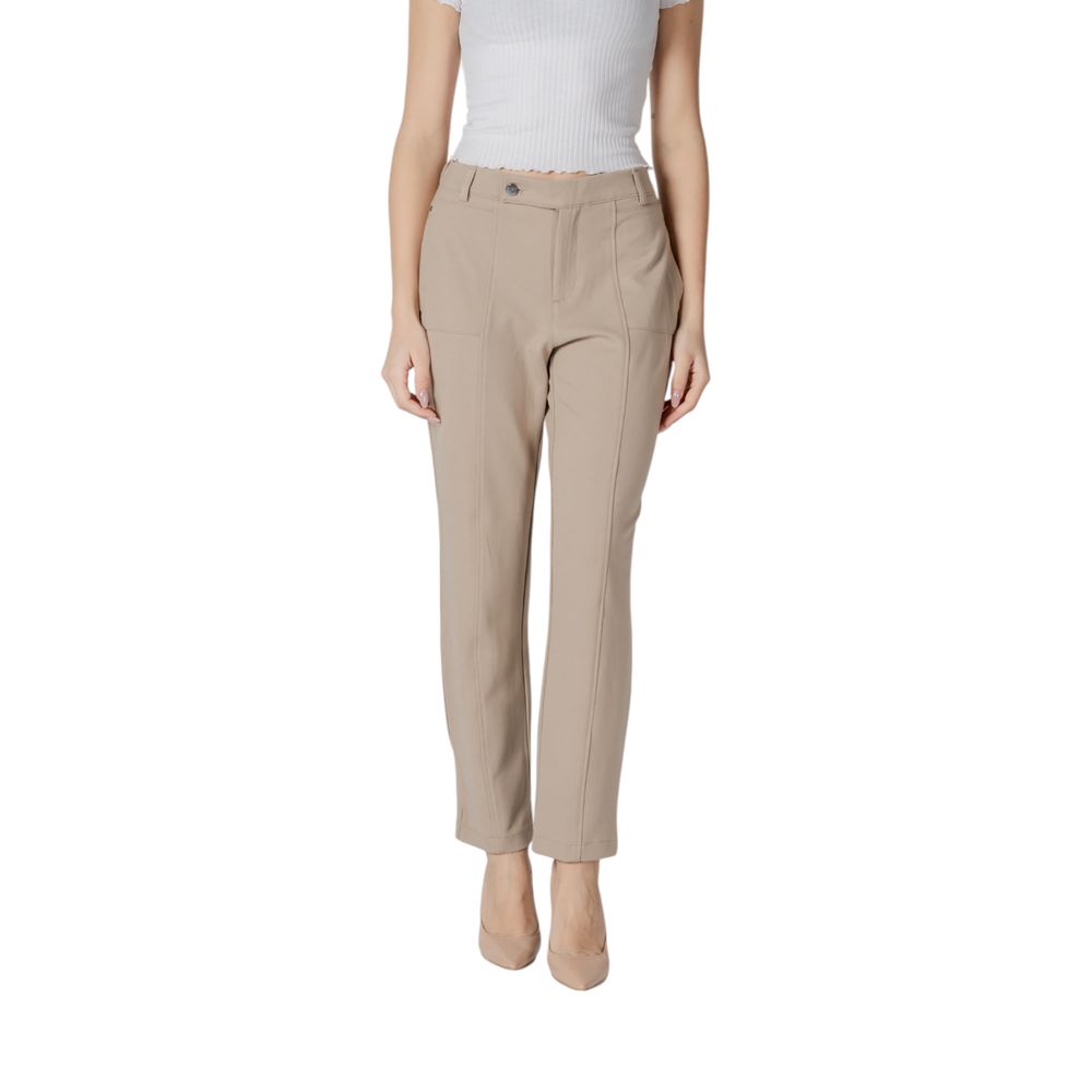 Street One Beige Viscose Pants