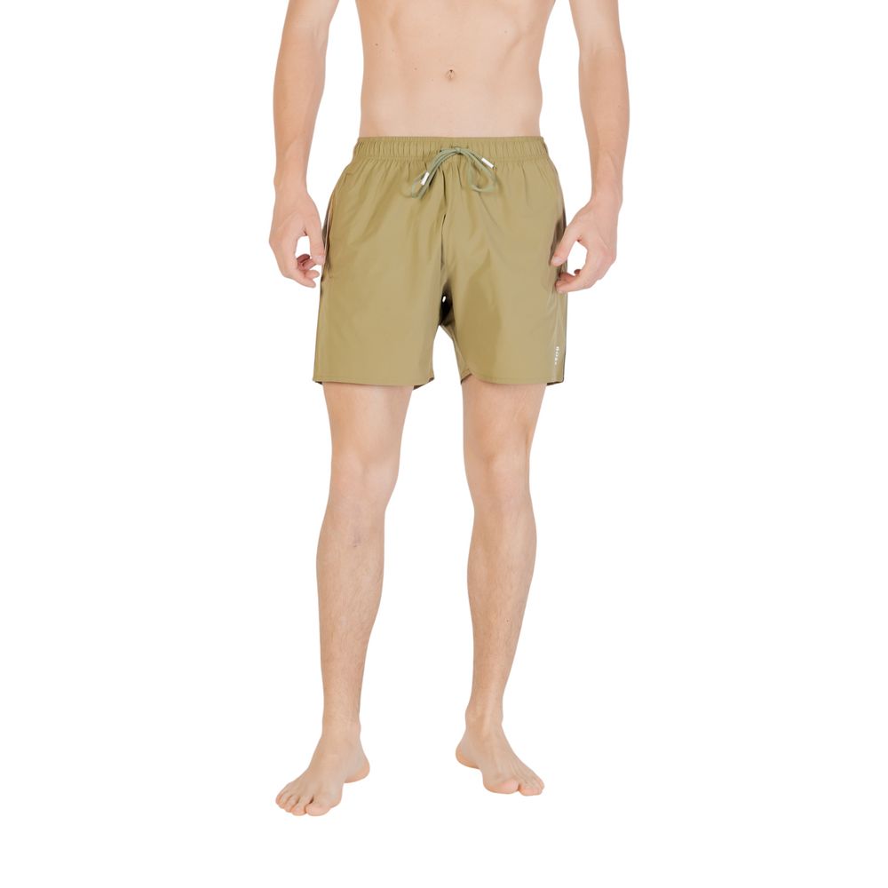 Hugo Boss Bicolor Polyester Swim Shorts