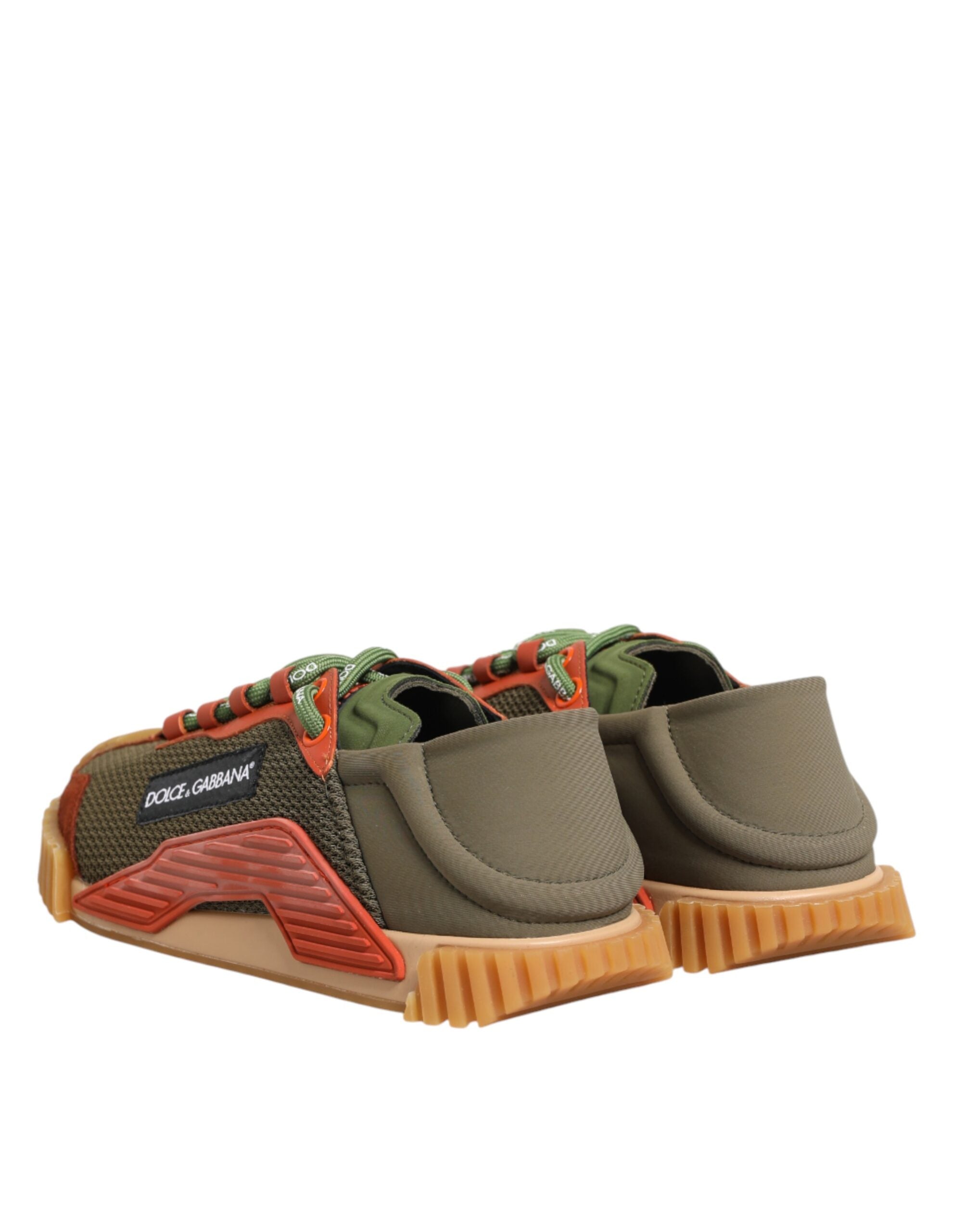 حذاء سنيكرز دولتشي آند غابانا متعدد الألوان برباط ومنخفض الرقبة NS1