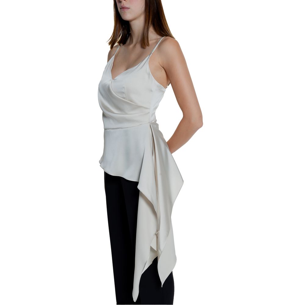 Silence Beige Polyester Top
