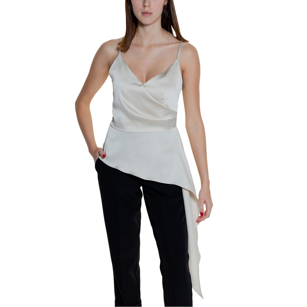 Silence Beige Polyester Top