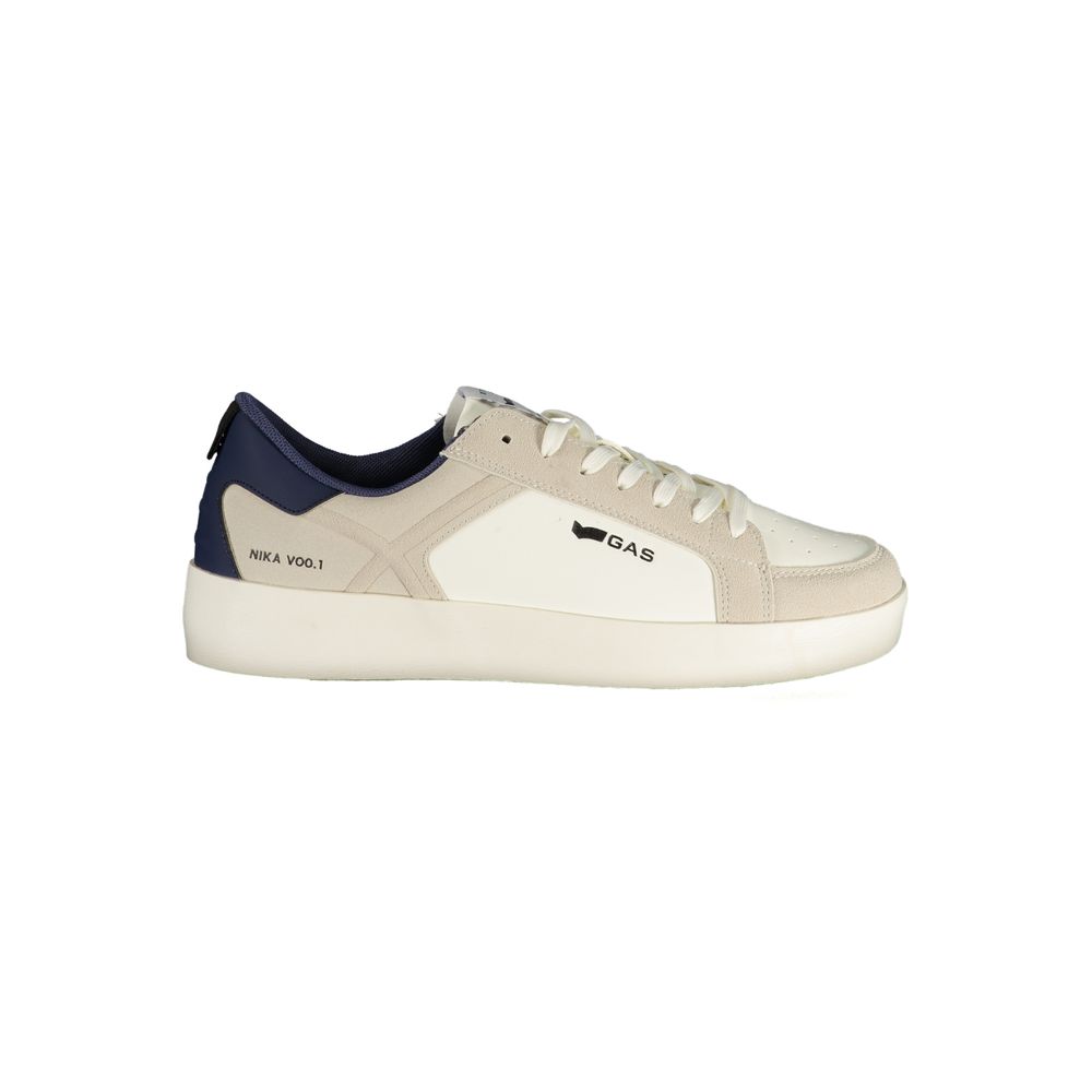 Gas White Polyurethane Men's Sneaker