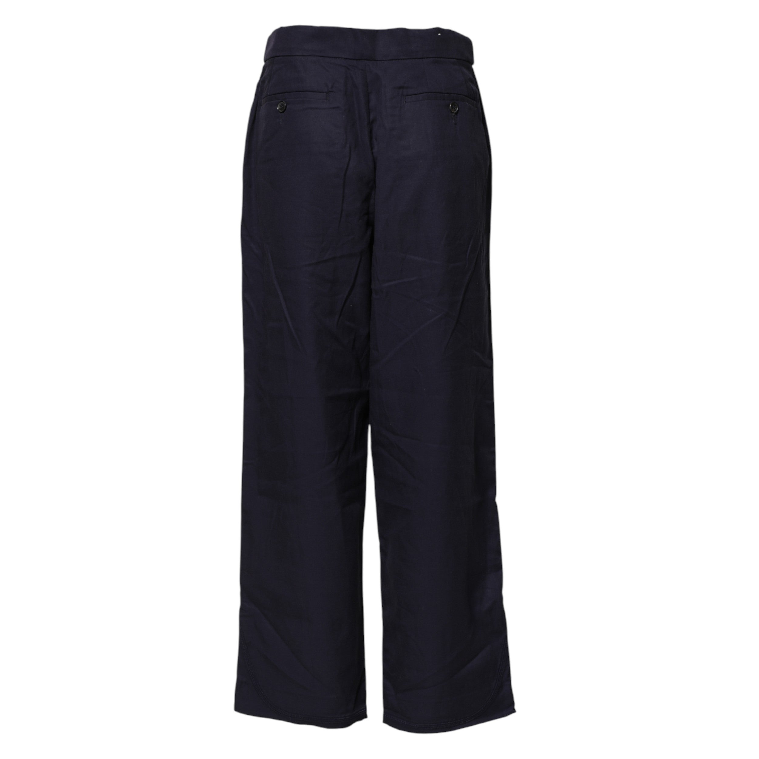 Levi's Navy Blue Straight High Waist Chino Casual Trouser Pants