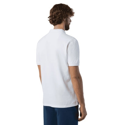 North Sails White Cotton Men Polo