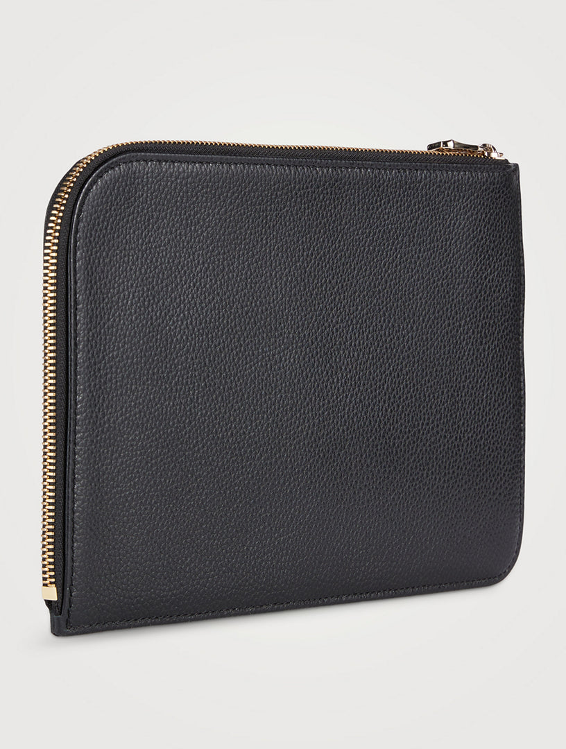 Longchamp Le Foulonné Pouch - O\S, Black