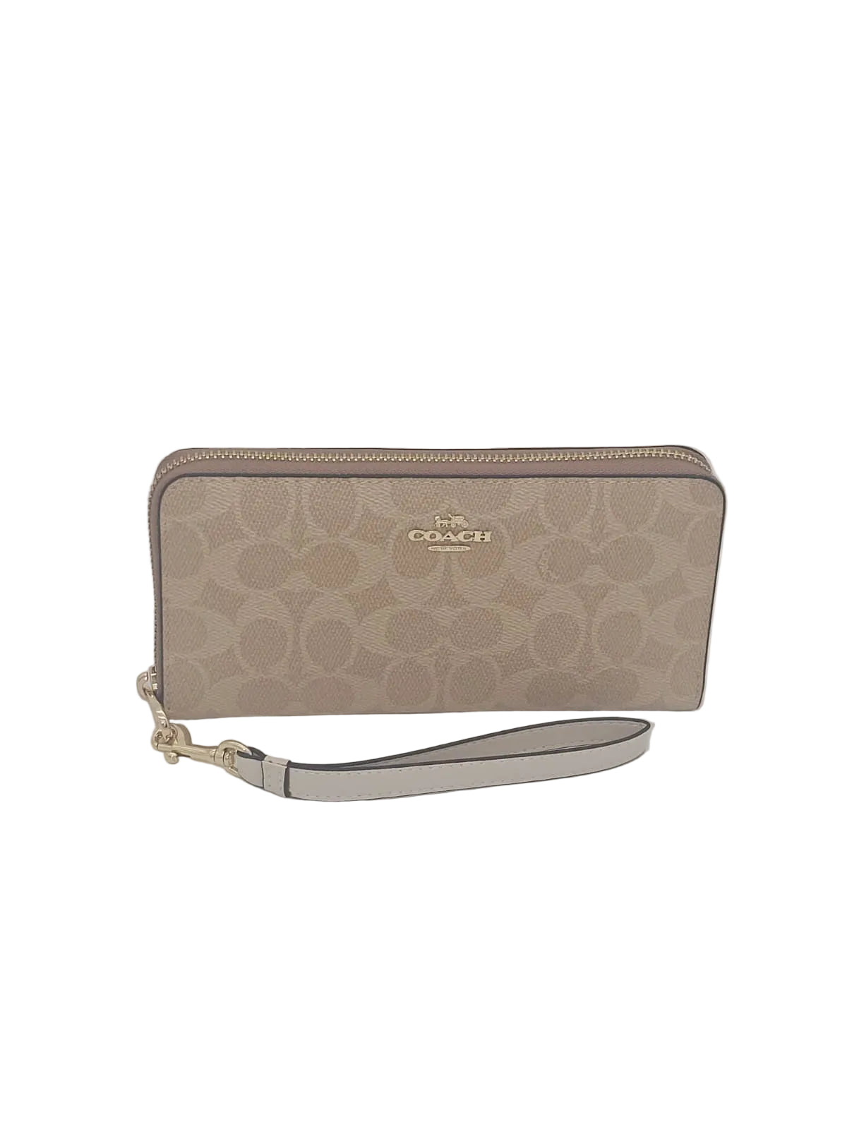 Coach wallet - Beige/Gold