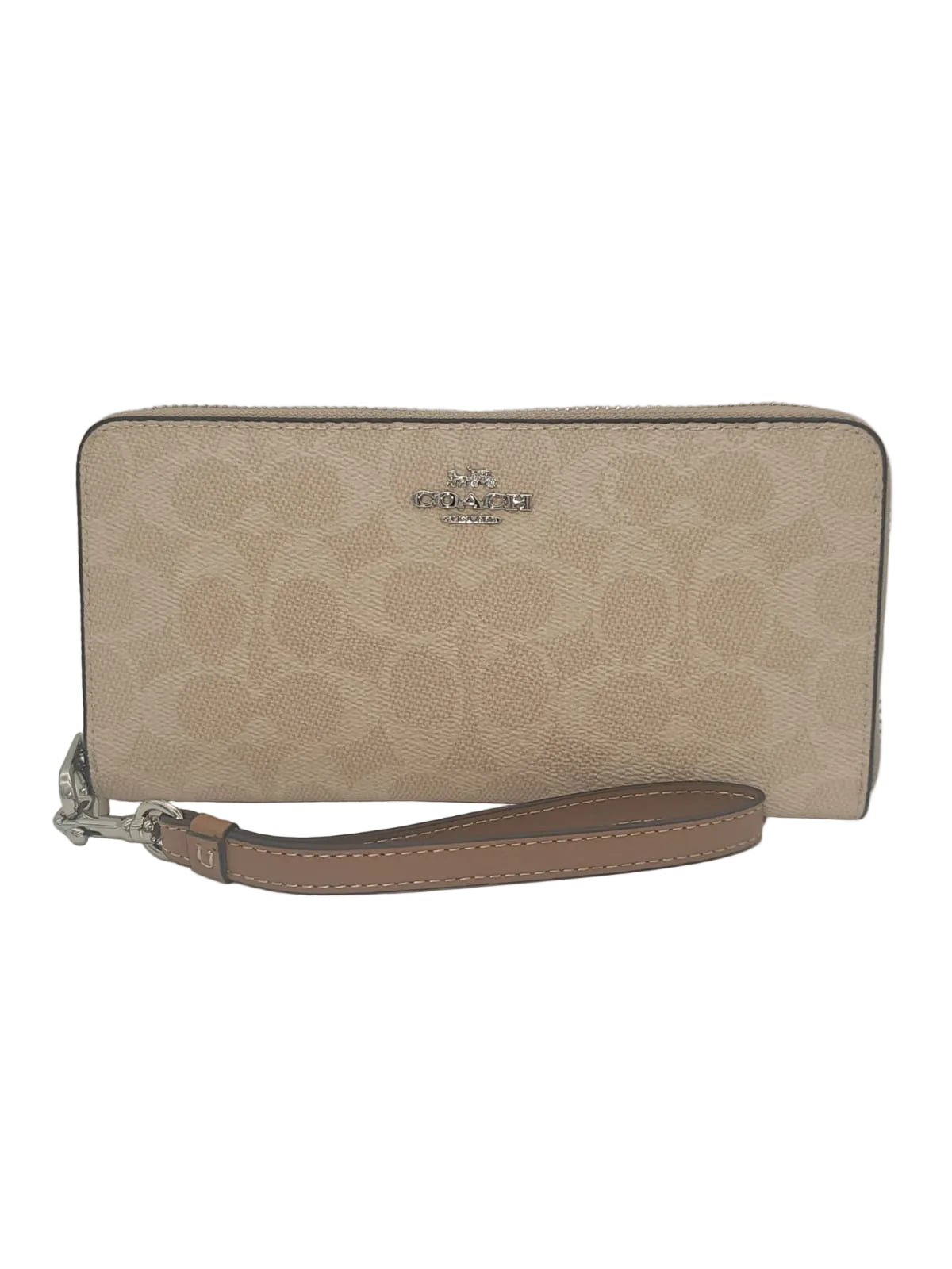Coach Wallet - Beige/Silver