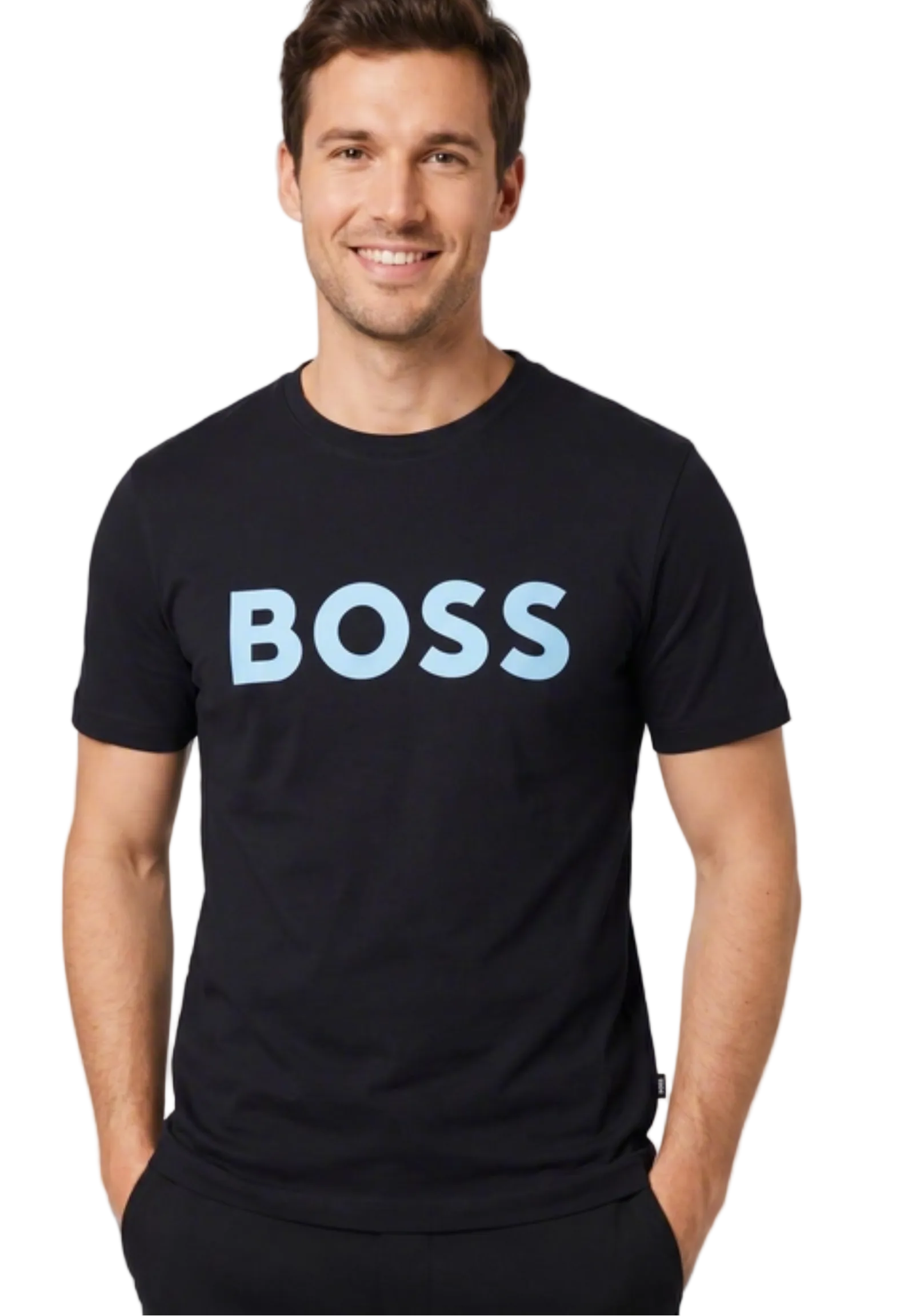 Hugo Boss T-shirt Bold Logo - Navy
