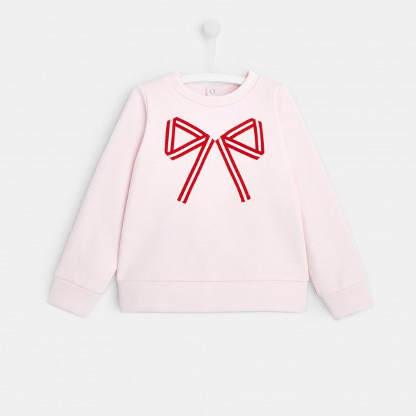 Jacadi Sweat Ferme Gary Rose Poudre