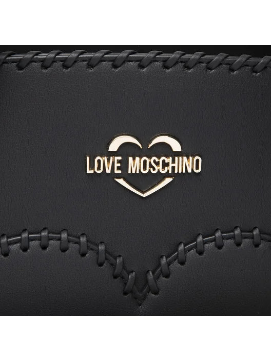 Love Moschino Black Heart Tote Bag - Black