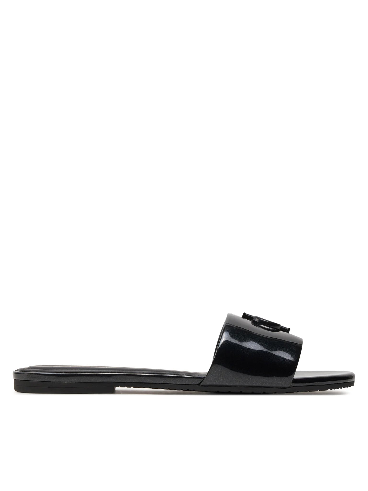 Calvin Klein Jeans Flat Sandal Slide MG MET - Black