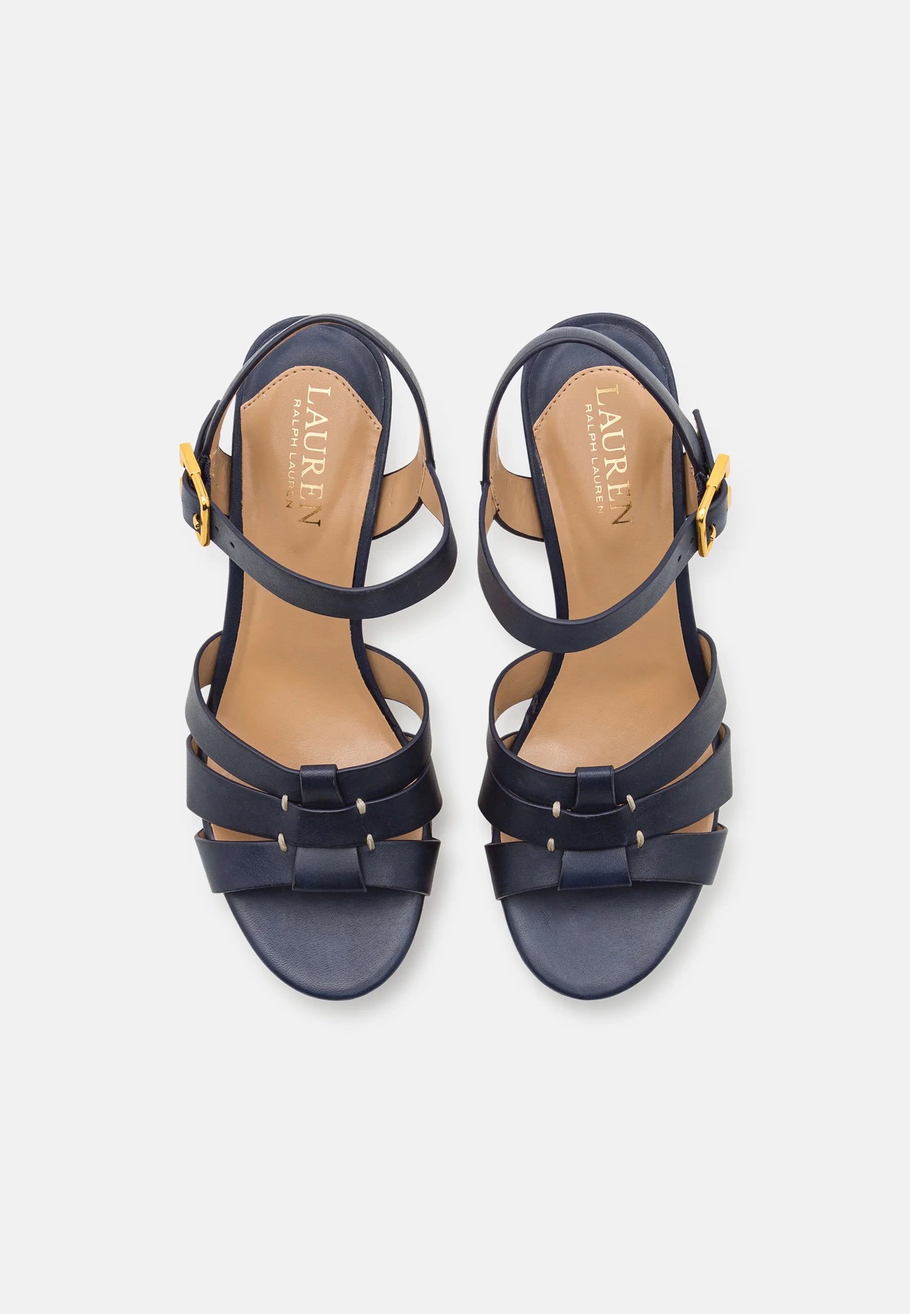 Ralph Lauren Blue Leather Sandal