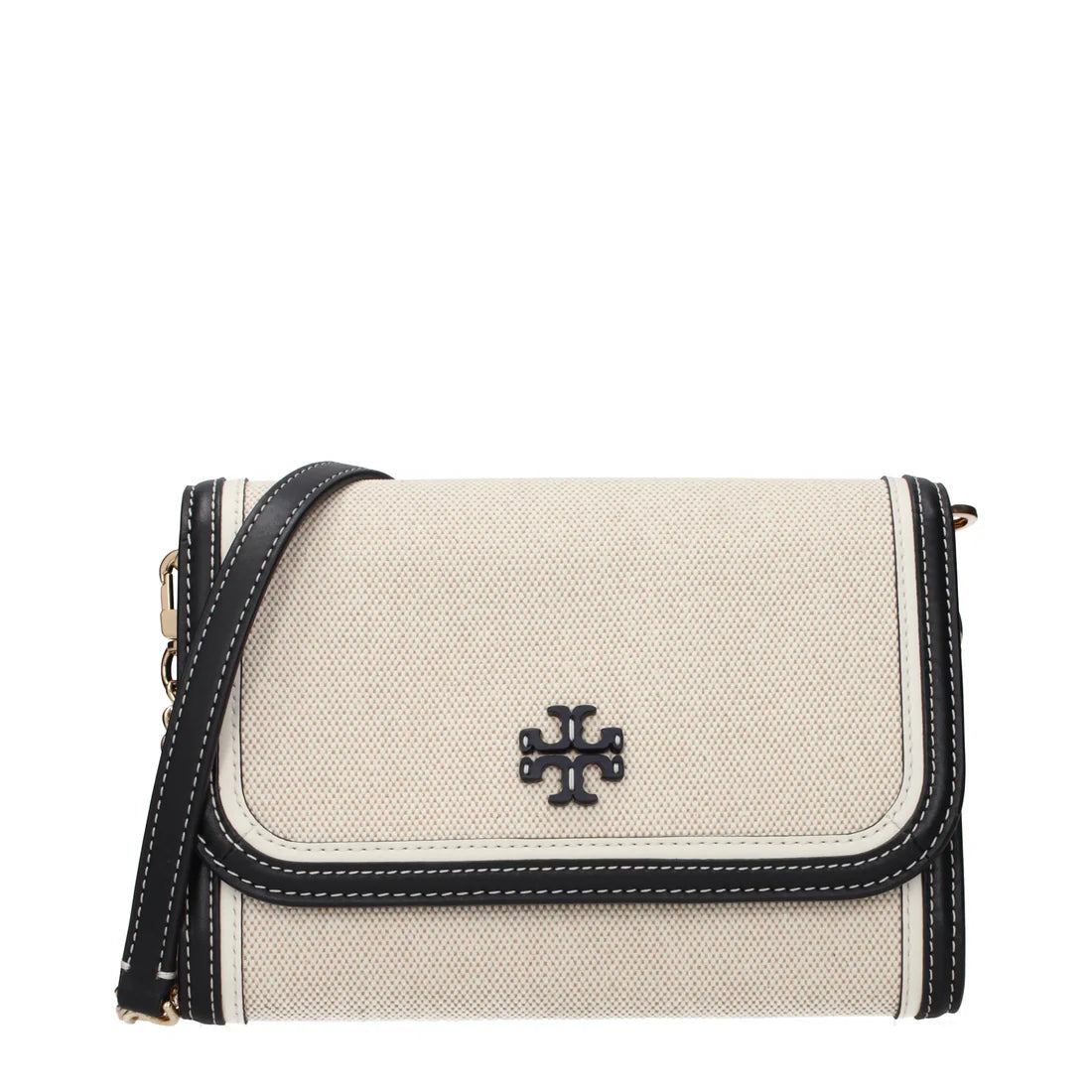Tory Burch Canvas & Leather Crossbody