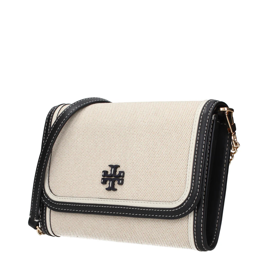 Tory Burch Canvas & Leather Crossbody