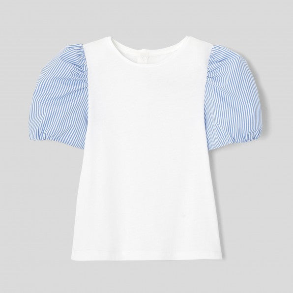 Jacadi T-shirt Alexandra -Blanc/Bleu