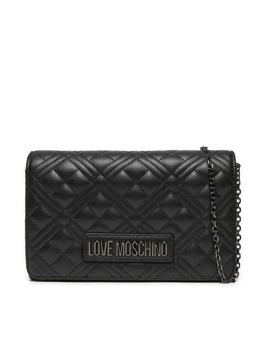 Love Moschino Black Quilted Crossbody Bag