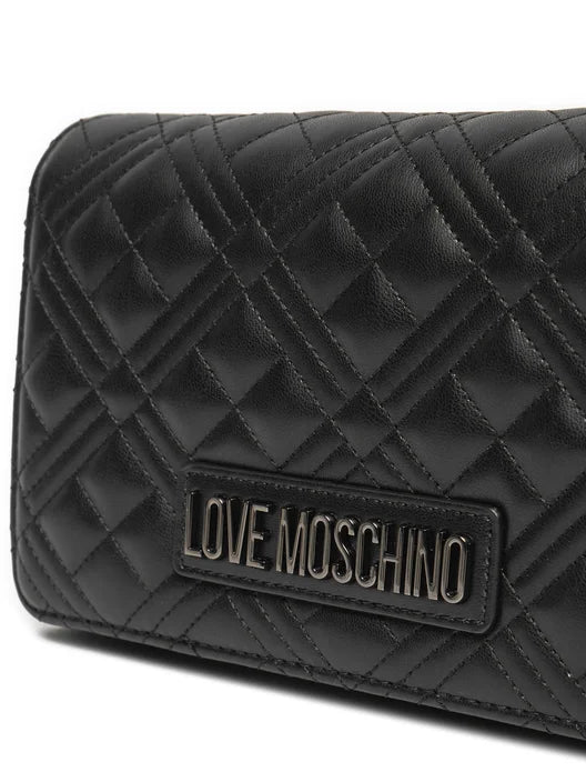 Love Moschino Black Quilted Crossbody Bag