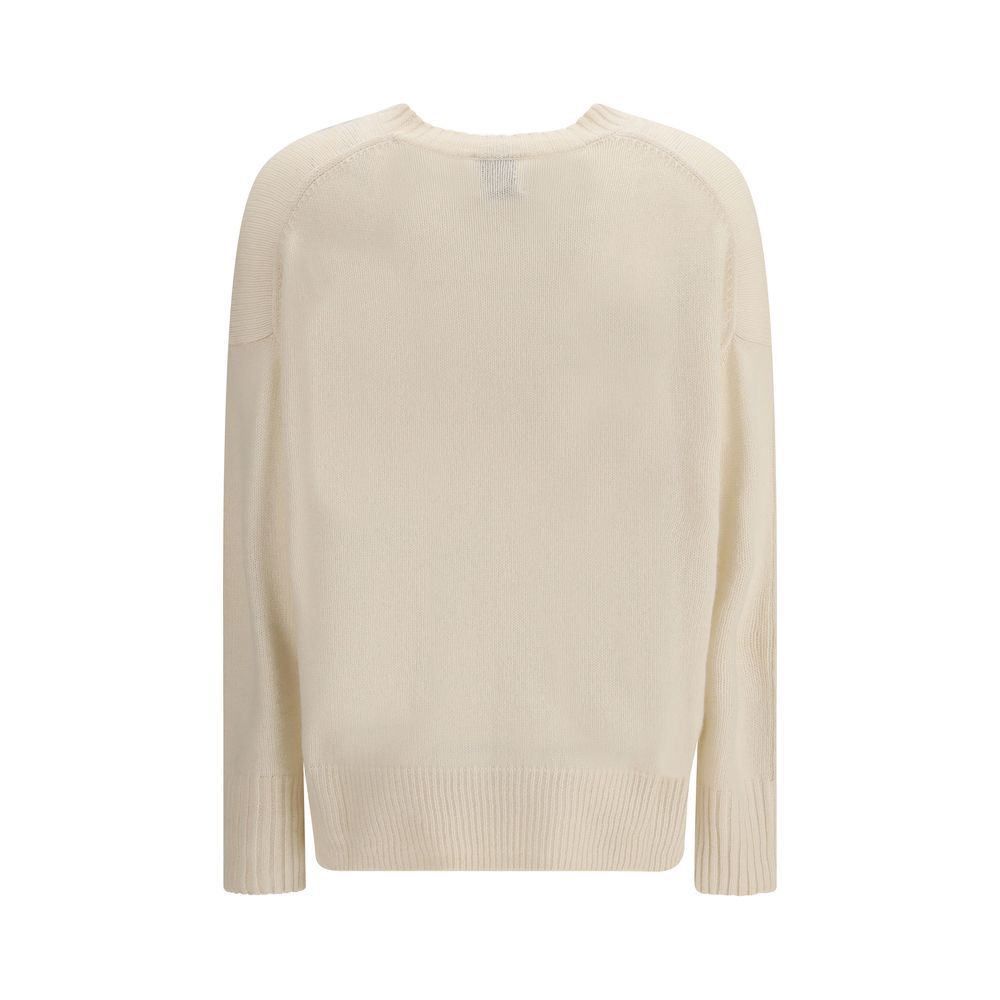 Allude Beige Cashmere Sweater