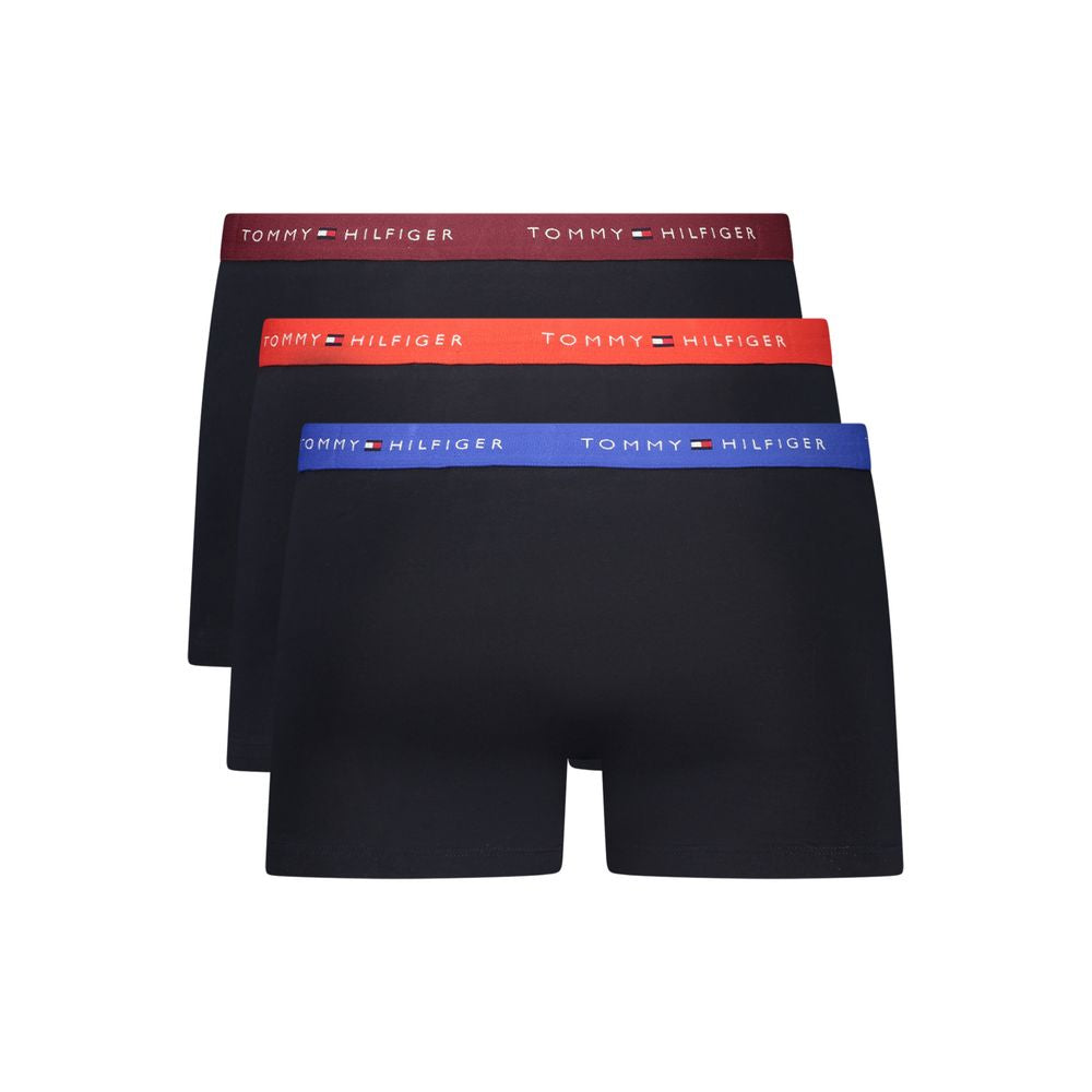 Tommy Hilfiger Black Cotton Men's Boxer Short