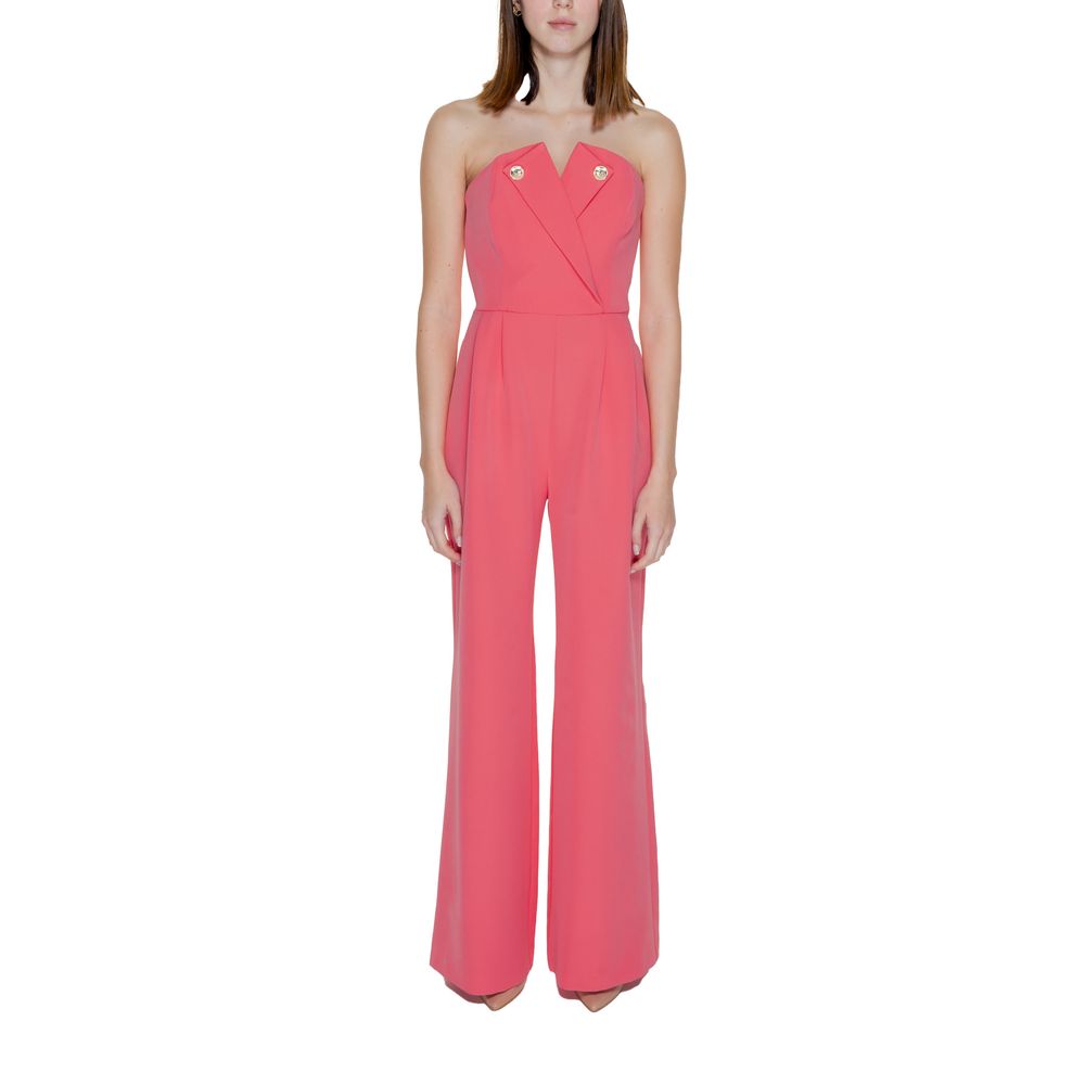 Silence Orange Polyester Jumpsuit