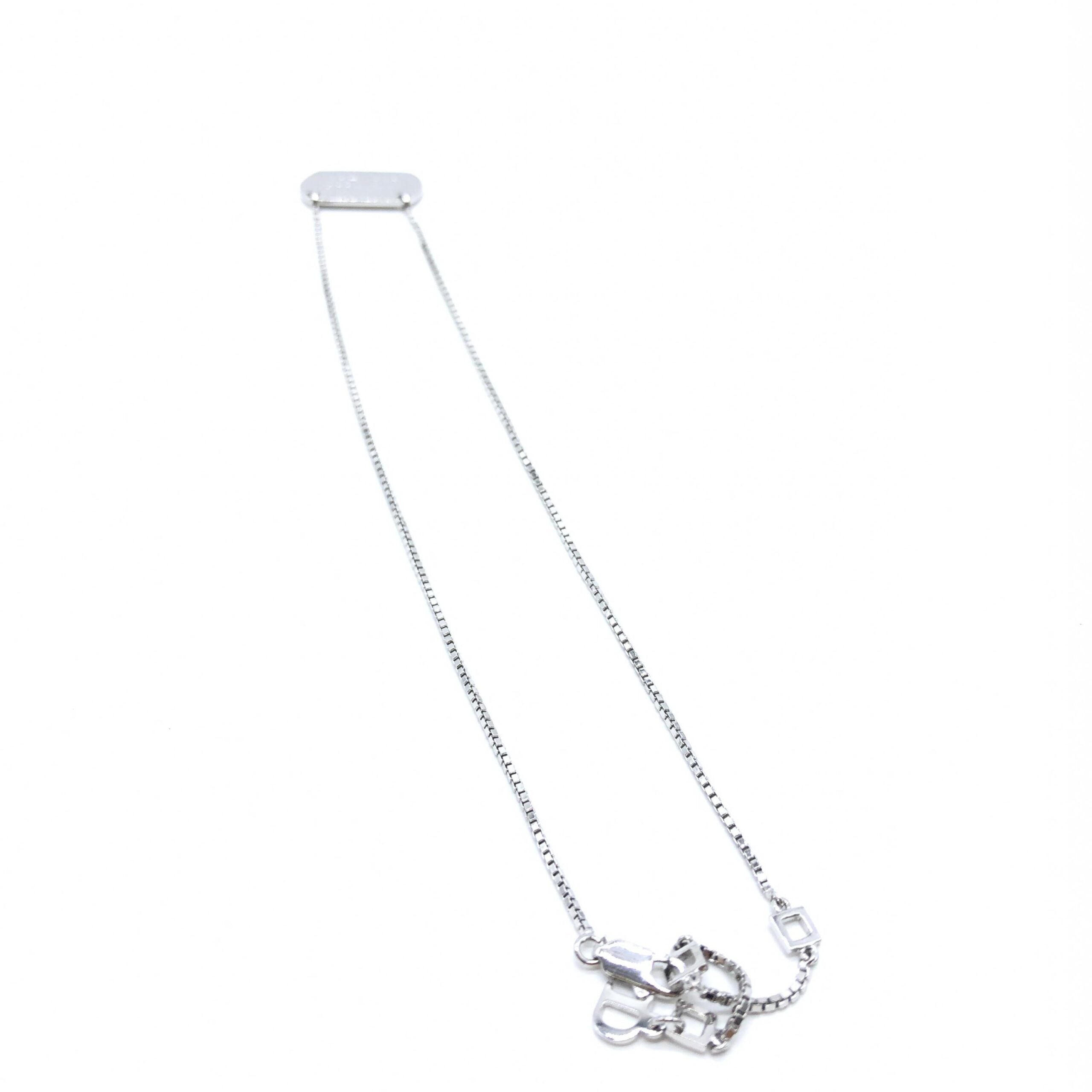 Christian Dior Dior 925 Sterling Silver Antique Art Deco Howard & Co. "Port" Necklace