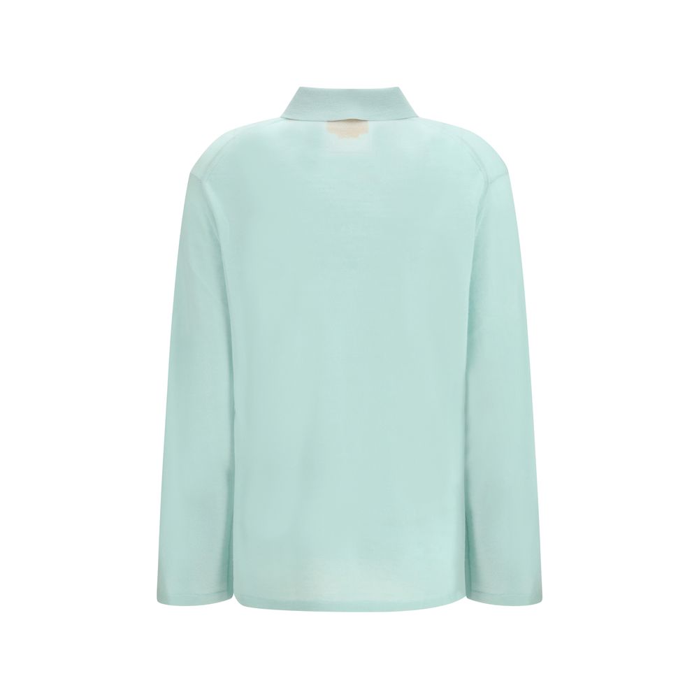 Guest in Residence Blue Cashmere Dress Shirt