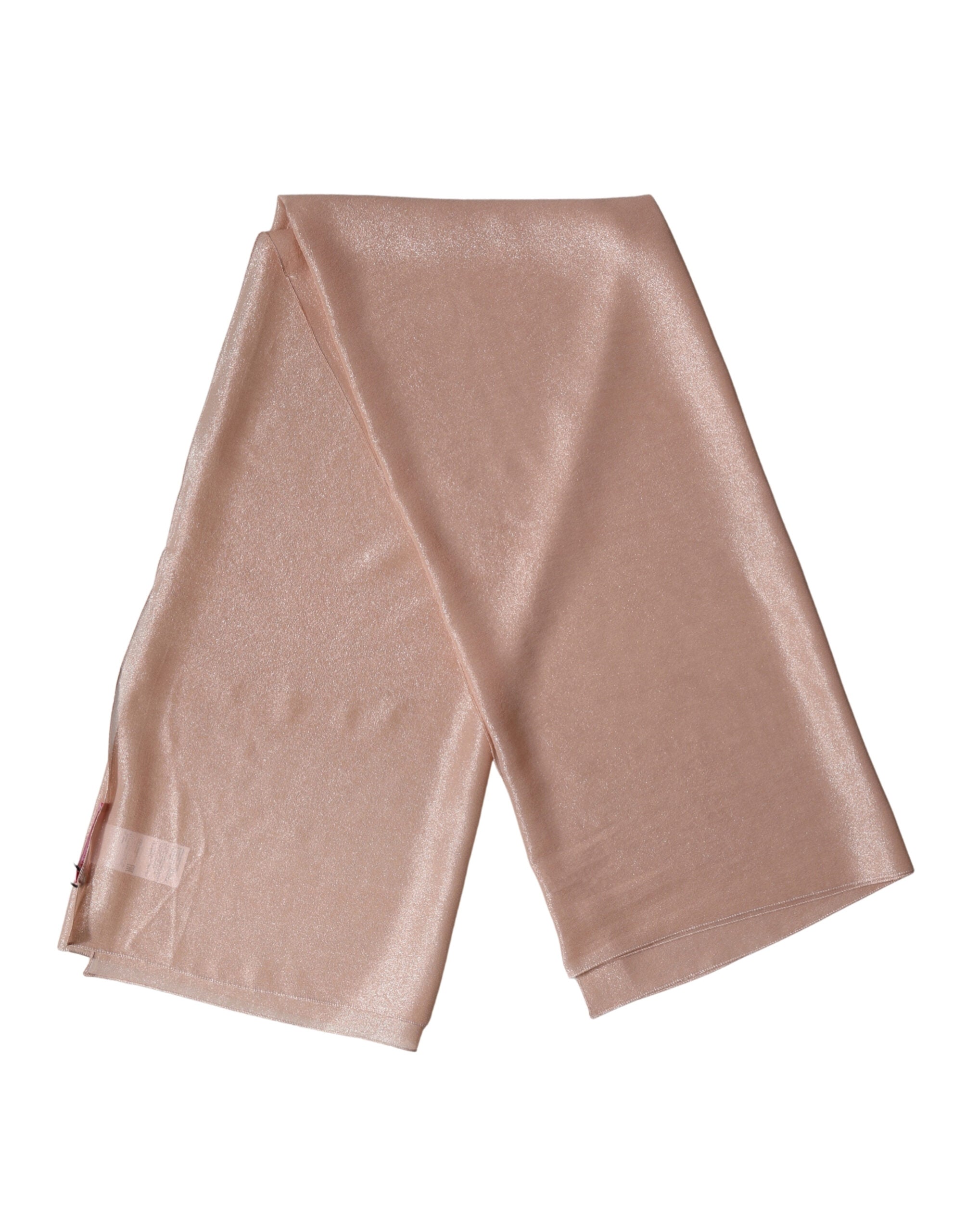 Dolce & Gabbana Light Pink Silk Foulard Wrap Shawl 119cm x 107.5cm Scarf