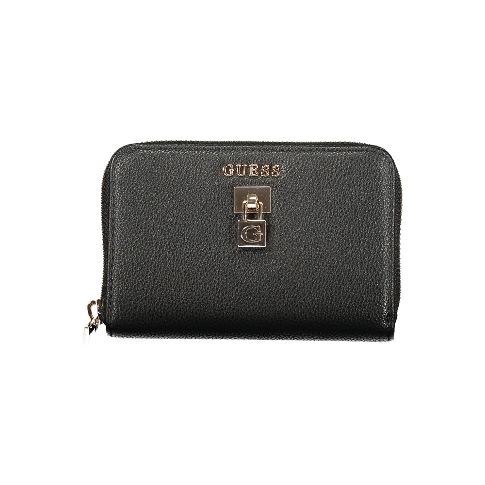 Guess Jeans Nero Poliuretano Women Wallet