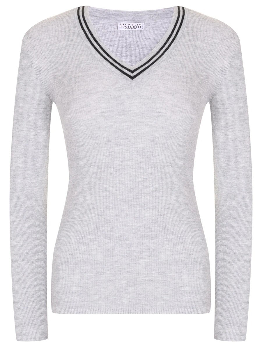 Brunello Cucinelli Natural Cashmere Sweatshirt