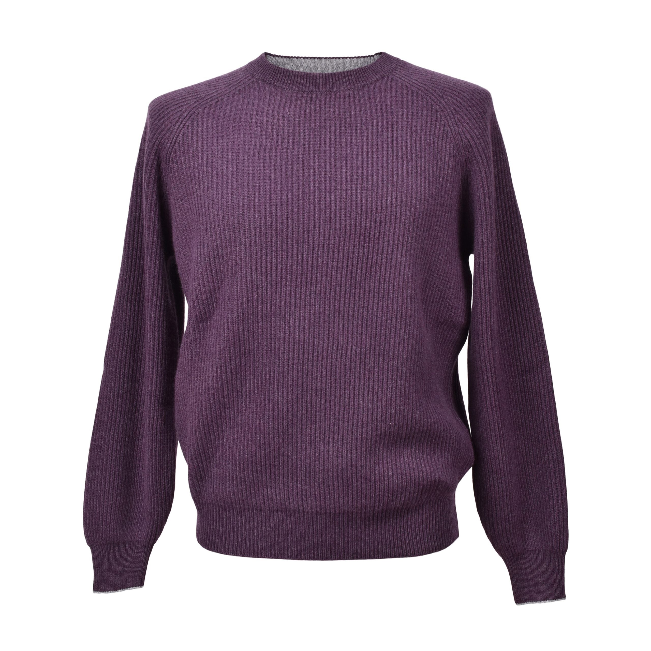 Brunello Cucinelli Purple Cashmere Sweater