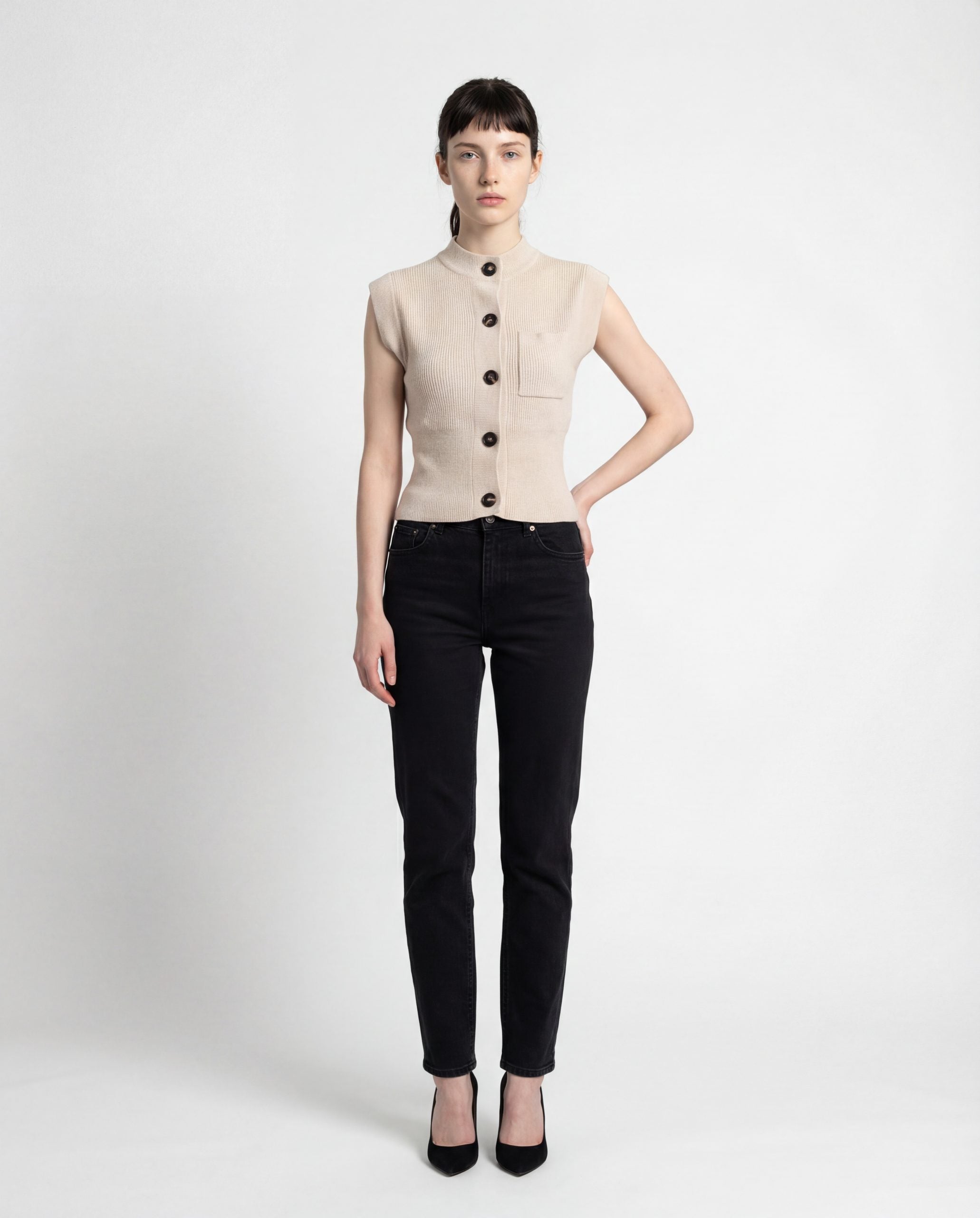 Brunello Cucinelli Beige Cashmere Sweater