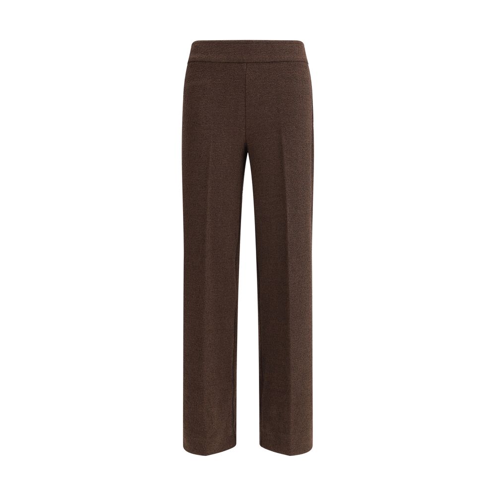 Avenue Montaigne Brown Polyester Casual Pants