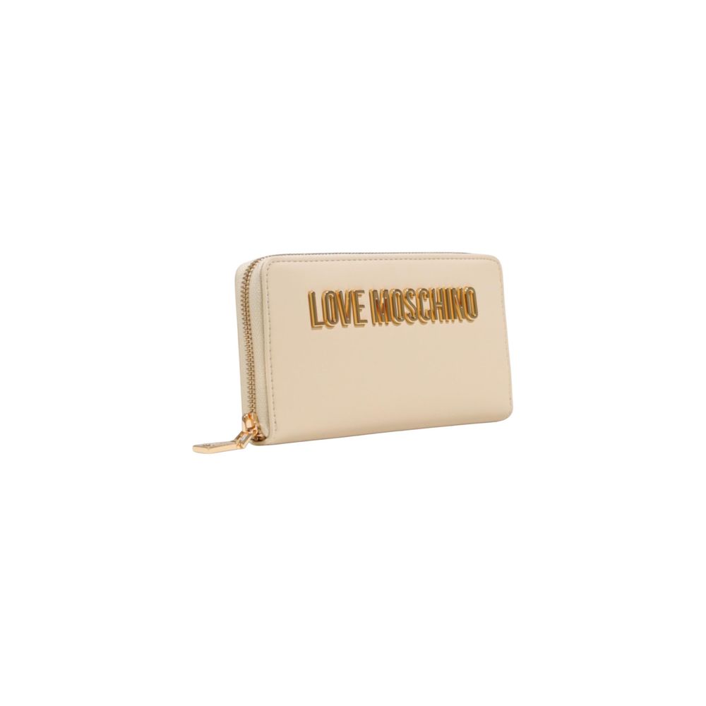 Love Moschino Beige Polyethylene Wallet