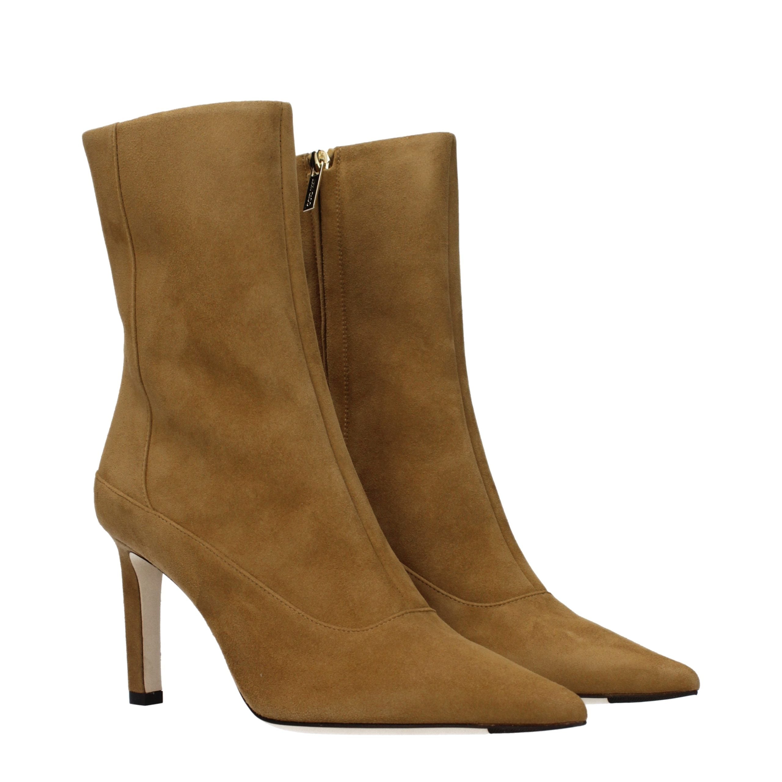 Jimmy Choo Brown Leather Ankle Boots