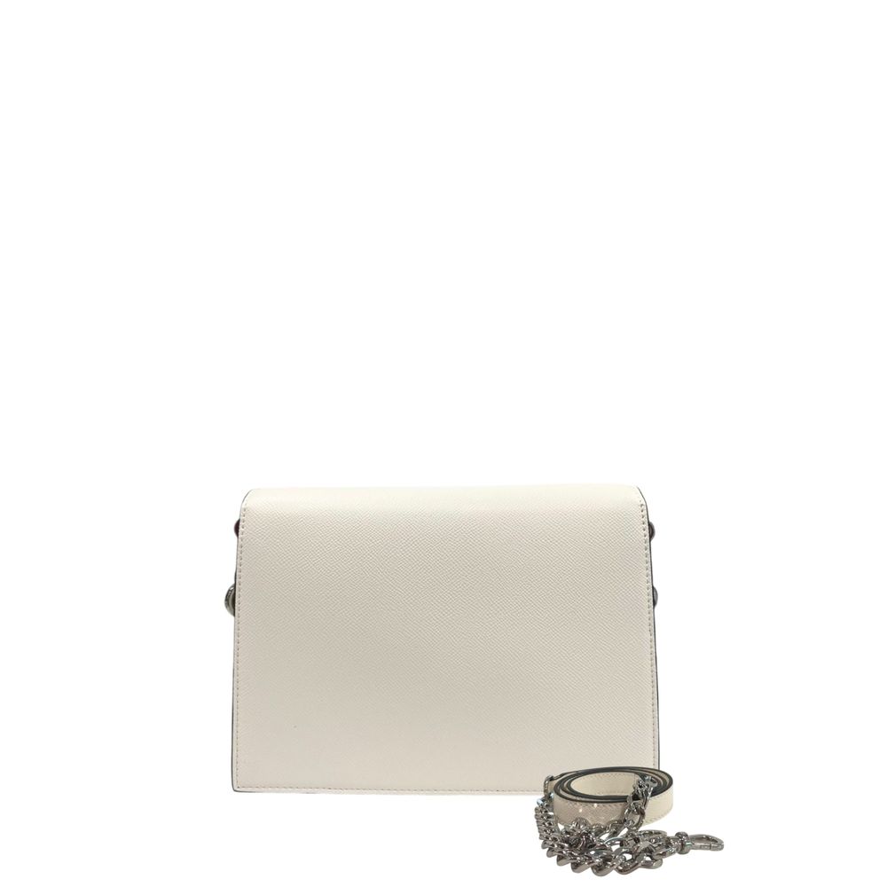 Twinset White PU Women Crossbody Bag