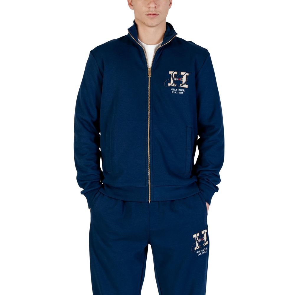 Tommy Hilfiger Blue Recycled Cotton Sweatshirt