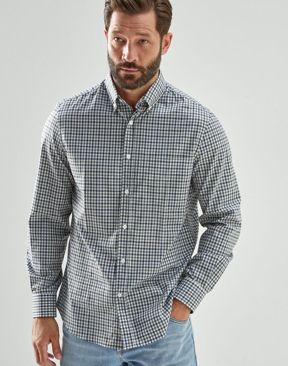 Brunello Cucinelli Multicolor Cotton Pattern Shirt