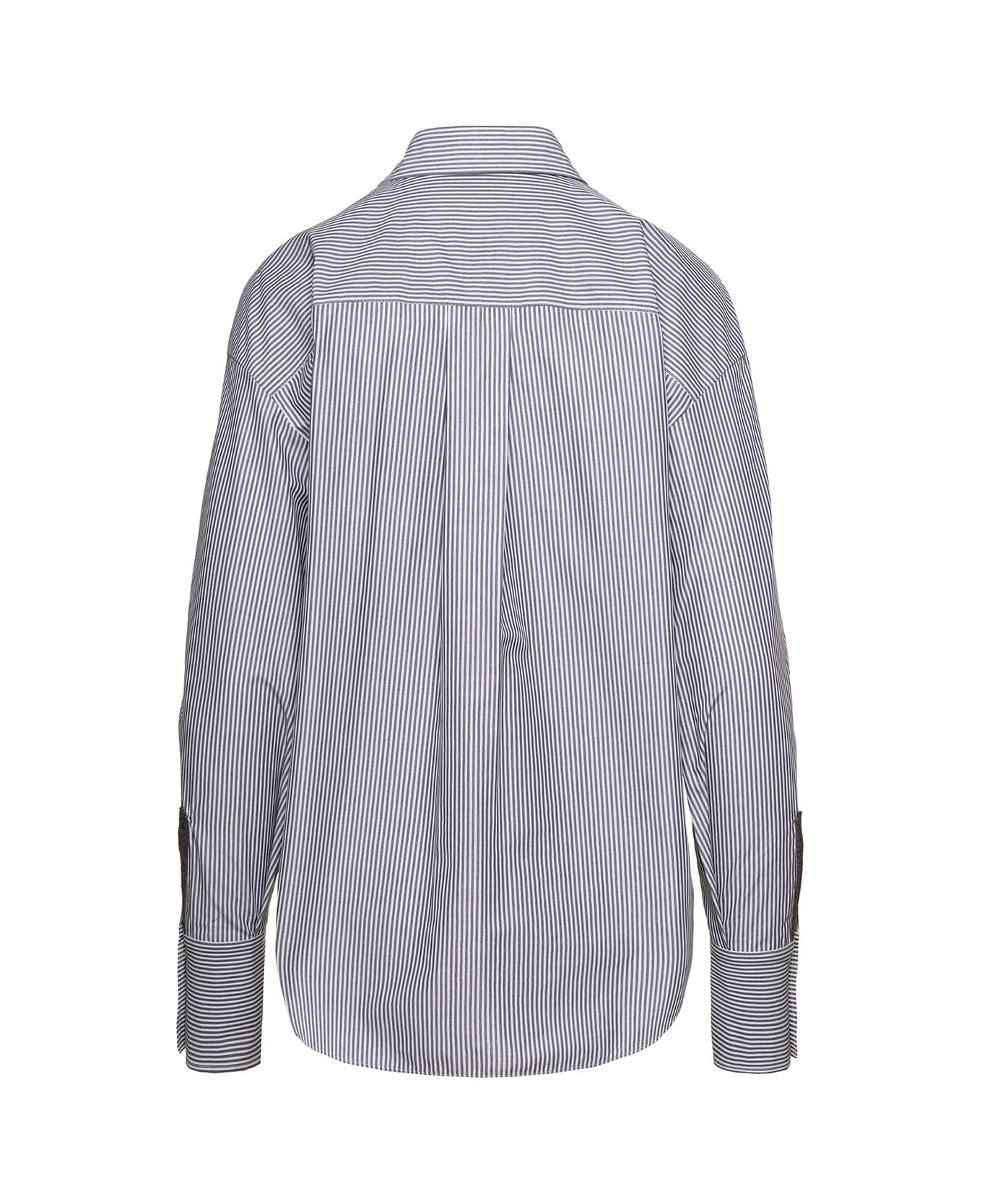 Brunello Cucinelli White Cotton Shirt
