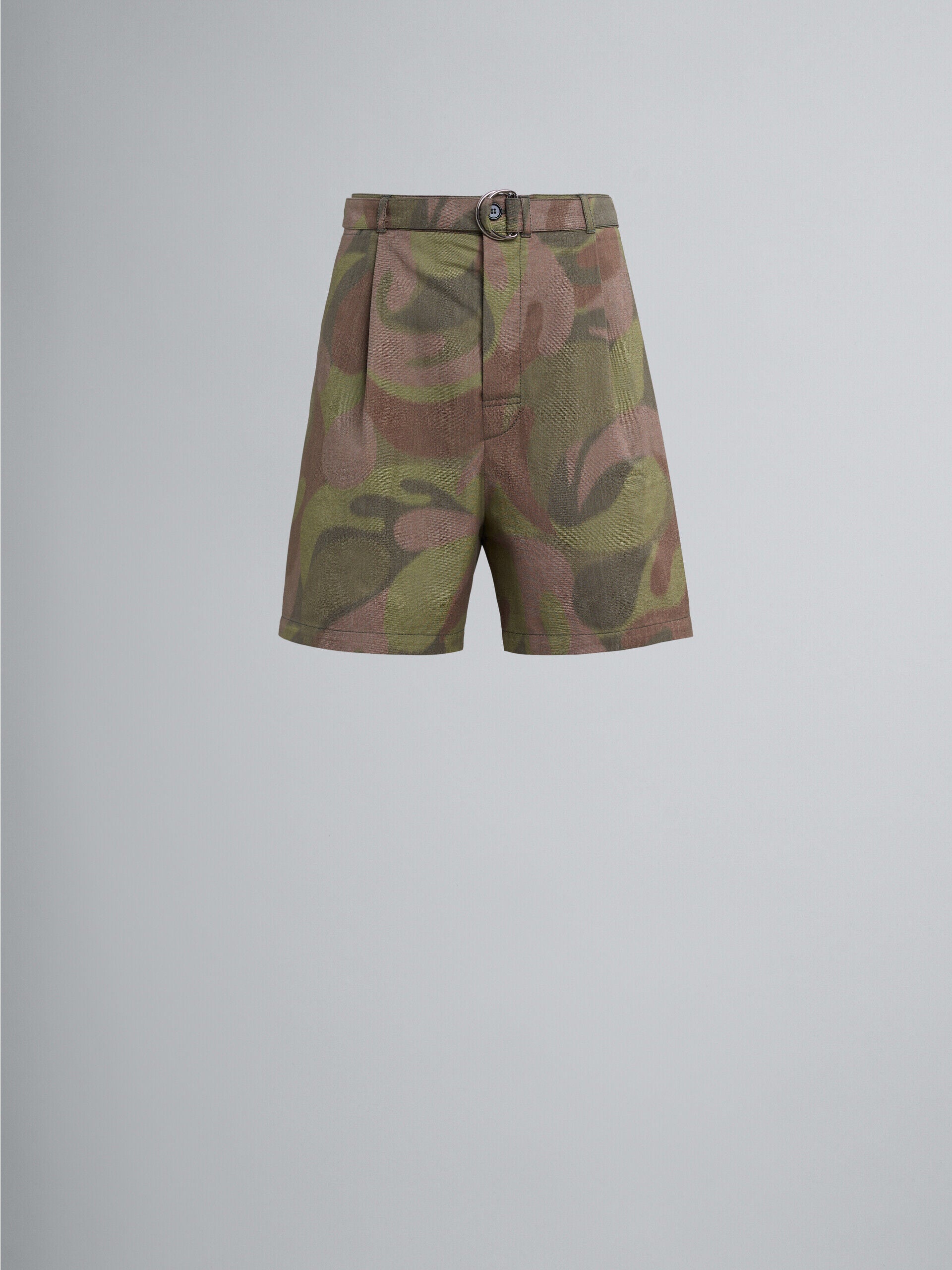 Marni Green Fibres Shorts
