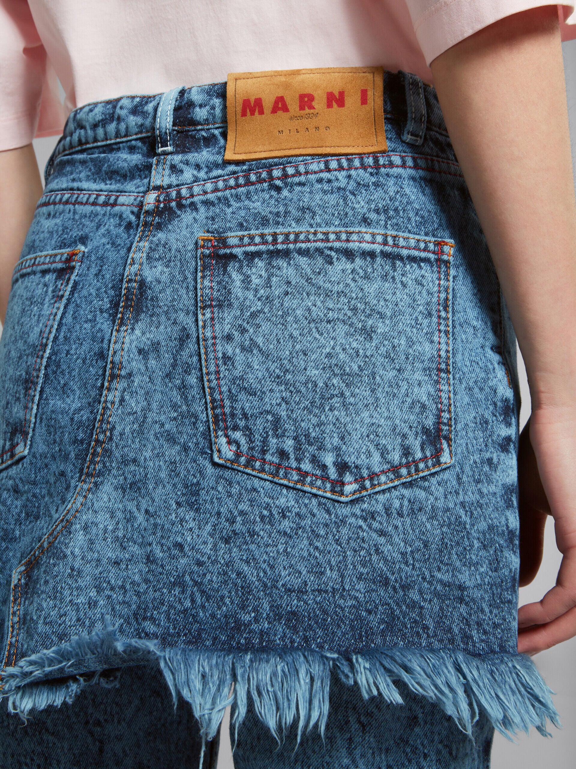 Marni Blue Fibres Straight-Leg Jeans