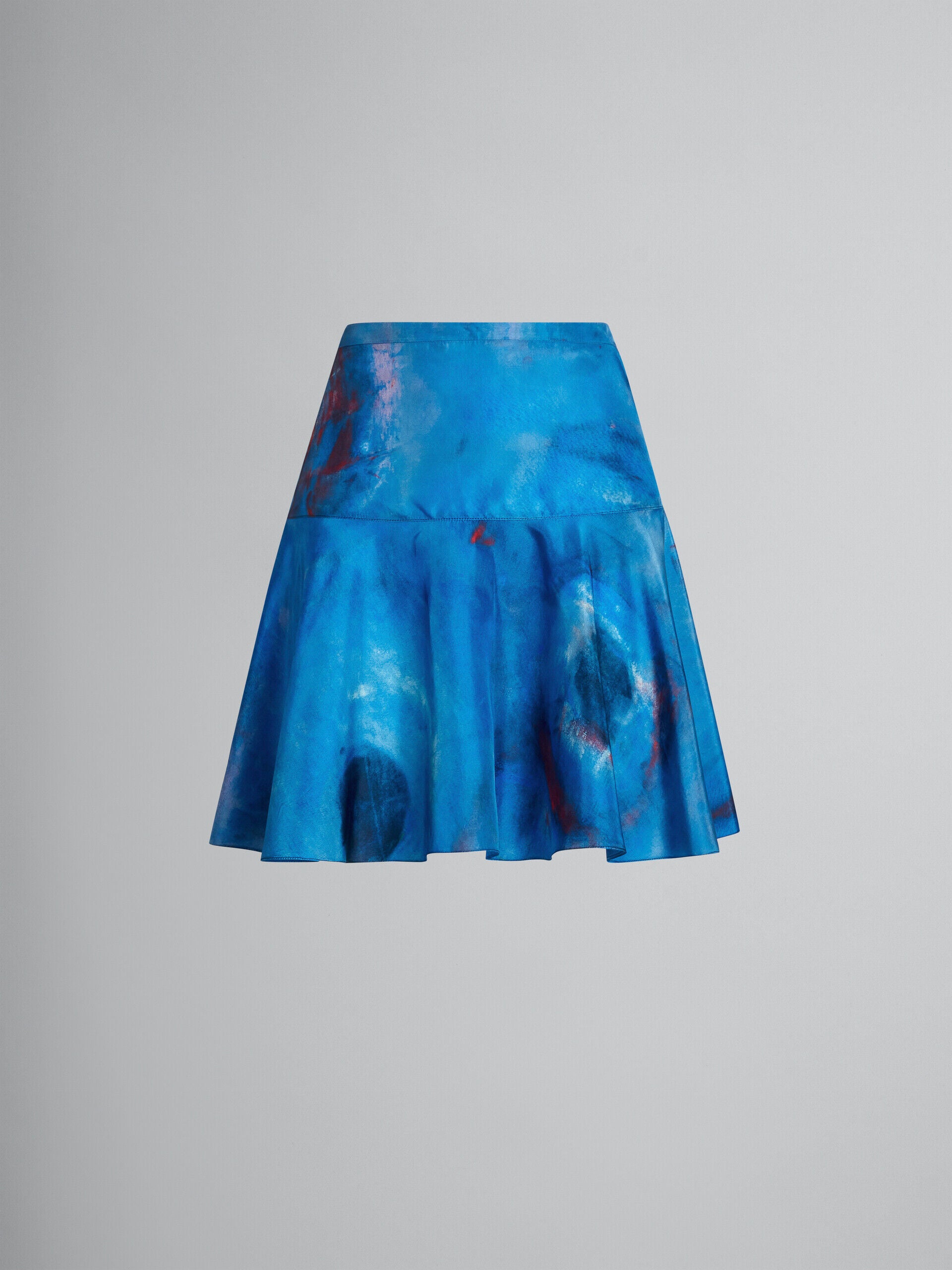 Marni Blue Fibres Mini Skirt