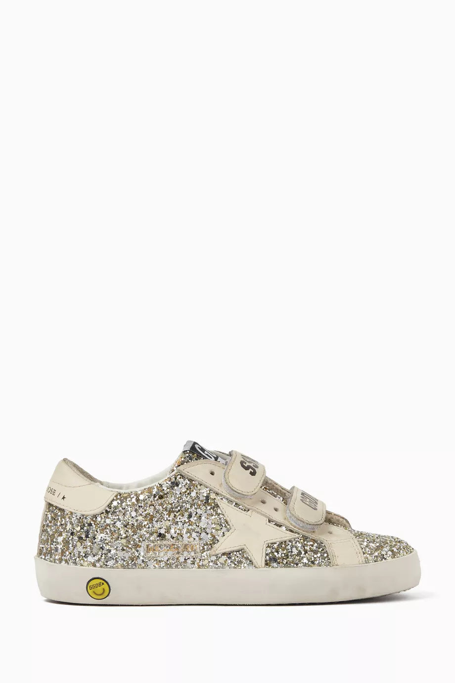 Golden Goose Old School Glitter Upper Leather Star A
